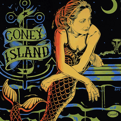 Coney Island - 24x24 in. - Available