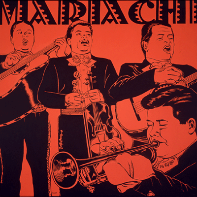 Mariachi - 36x36 in. - SOLD