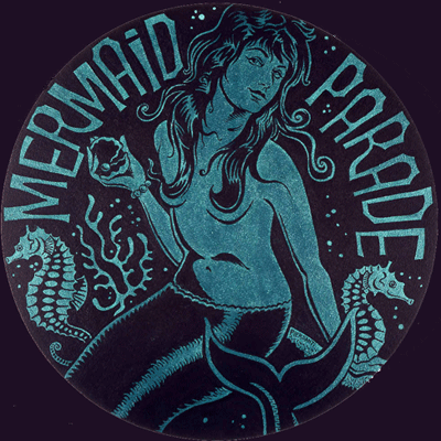 Mermaid Parade - 16 in. Round - SOLD
