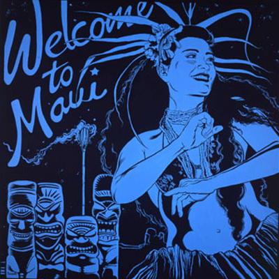 Welcome to Maui - 36x36 in. - Available