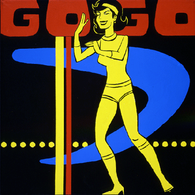 Go Go - 18x18 in. - Acrylic on Canvas - SOLD