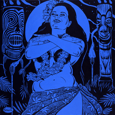 Hula Dance - 24x24 in. -- Available --