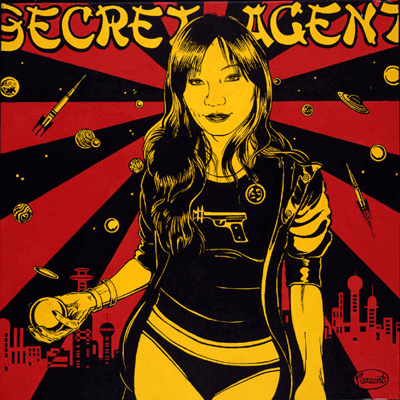 Secret Agent - 24x24 in. - Available